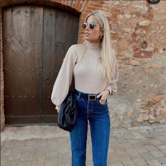 Gorgeous Zara knit bodysuit with balloon sleeves. - Picture 9 of 9